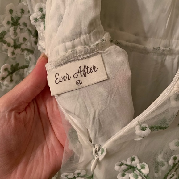 Heavenly Sights Ivory Floral Print Maxi Dress - Picture 3 of 5